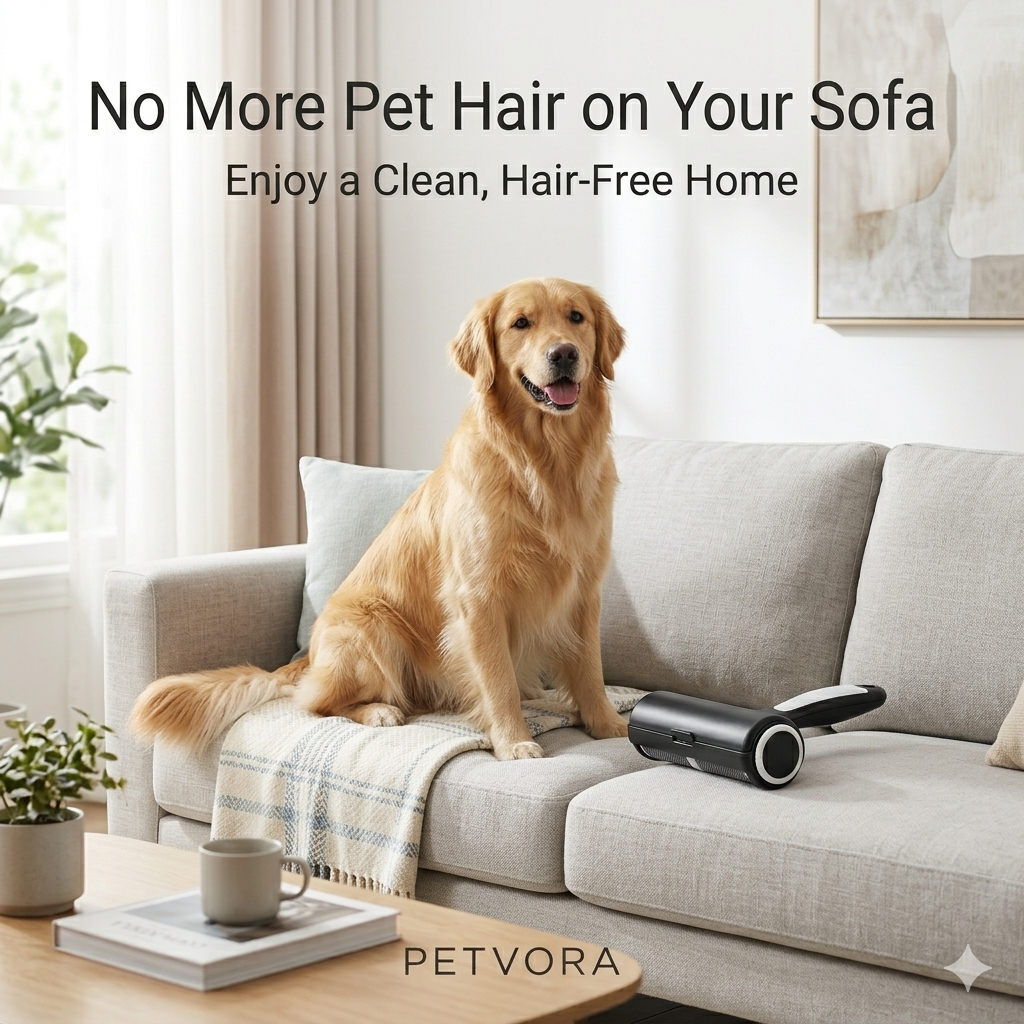 π βStop Pet Hair Everywhere β Reusable Fur Remover Roller (No Refills)β