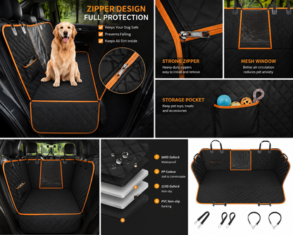 Hard Bottom Dog Car Seat Cover